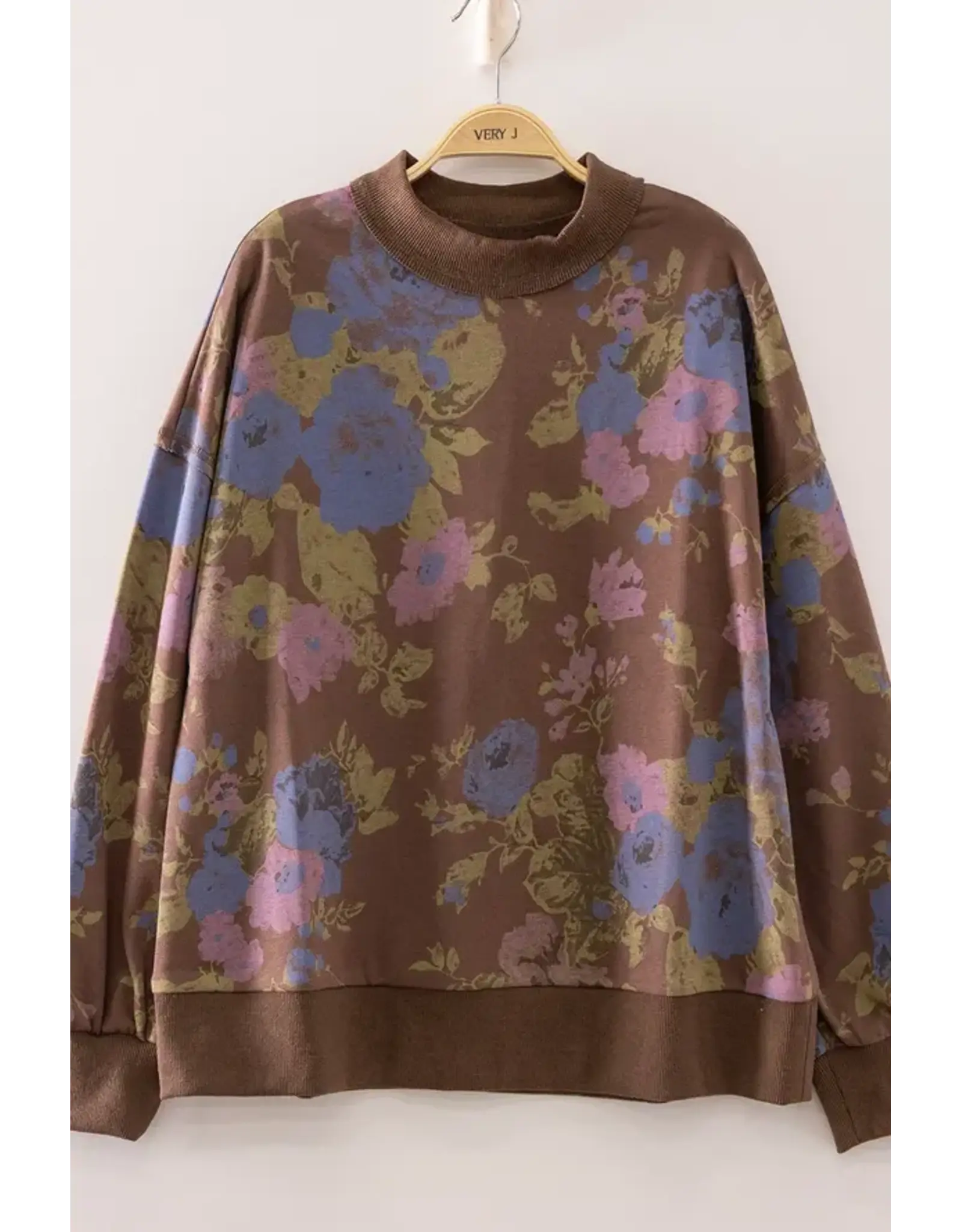 Nova Floral Print Sweatshirt