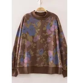Nova Floral Print Sweatshirt