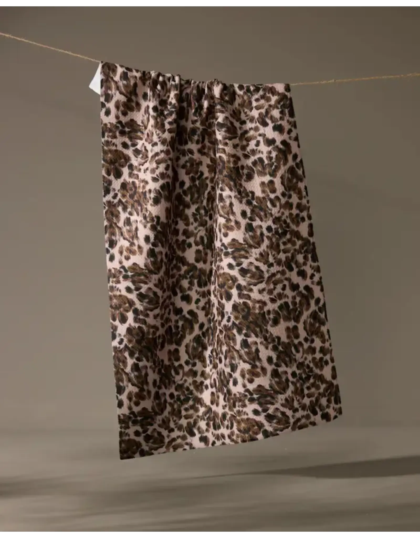 Geometry  Umber Tea Towel
