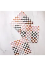 Geometry Autumn Checkers Dishcloth Set