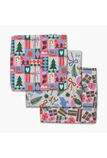 Geometry Festive Cheer Dishcloth Set