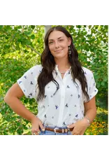 Wild & Lucky Blue Camp Shirt