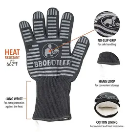 BBQ Butler Heat Resistant Glove Black