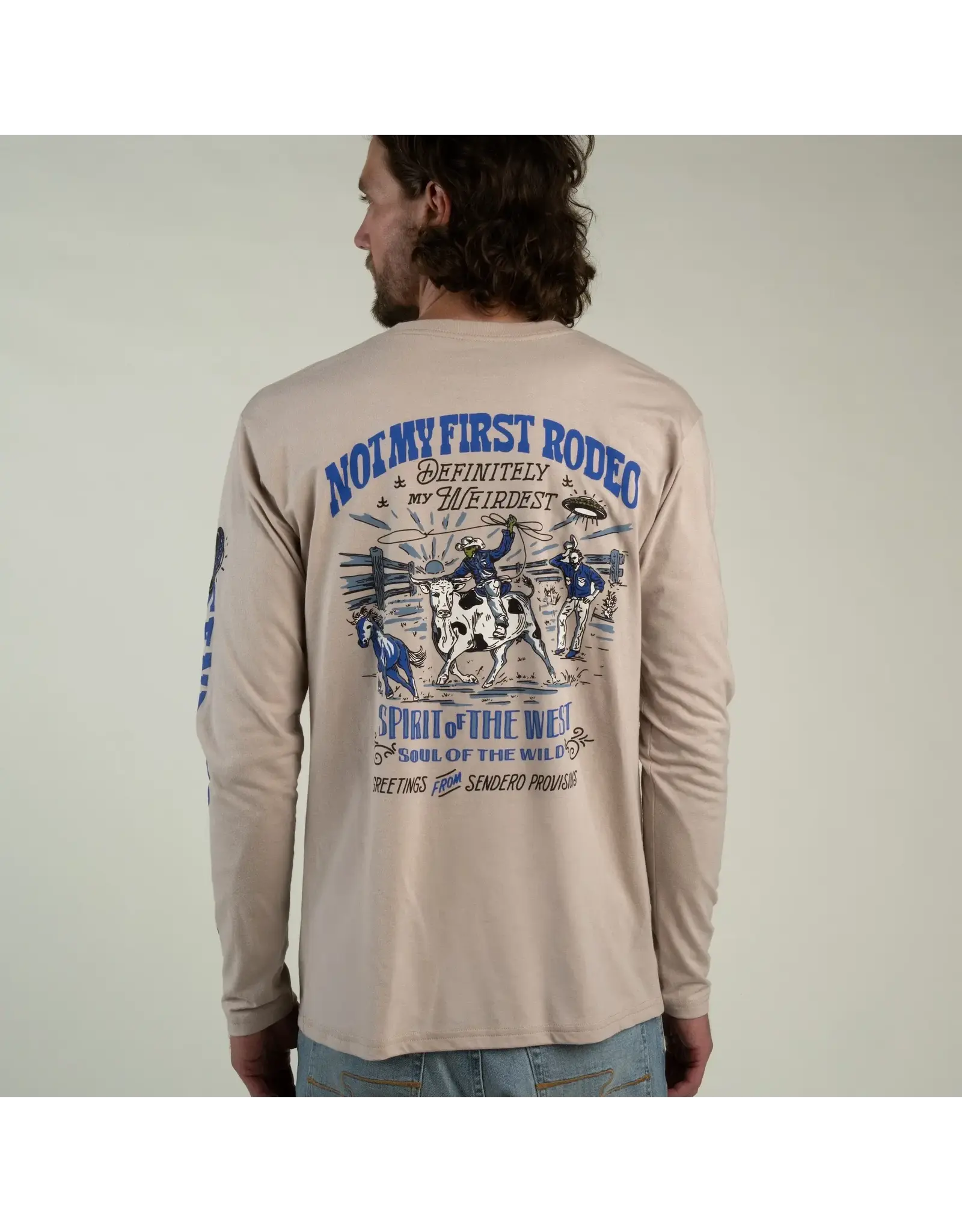 Greetings Long Sleeve T-Shirt Sand