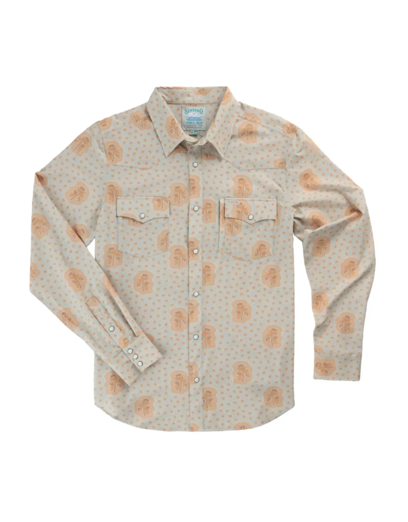 Sendero Confluence Tech Long Sleeve Shirt Bandana Bloom Rio