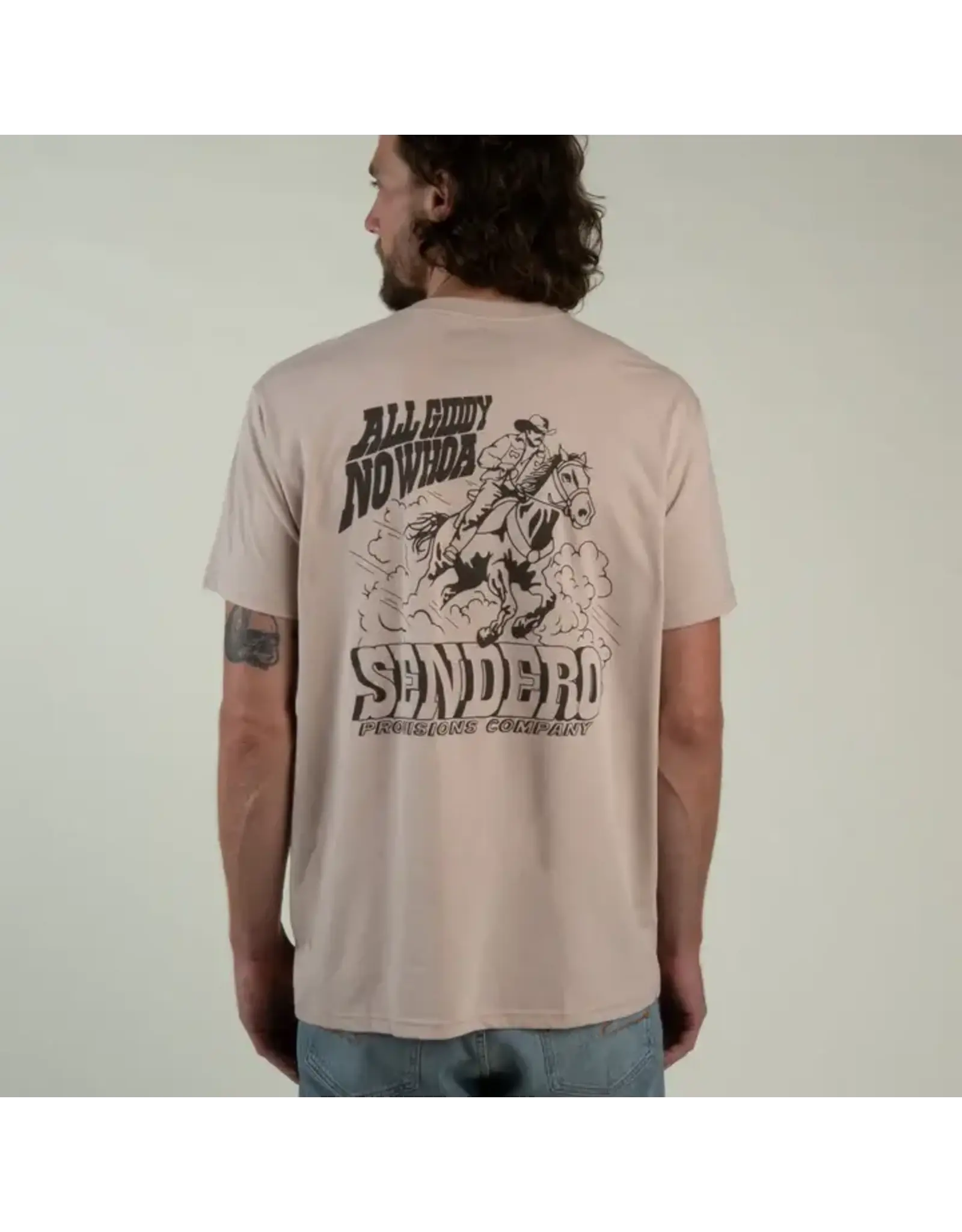 Sendero All Giddy No Whoa T Shirt Sand