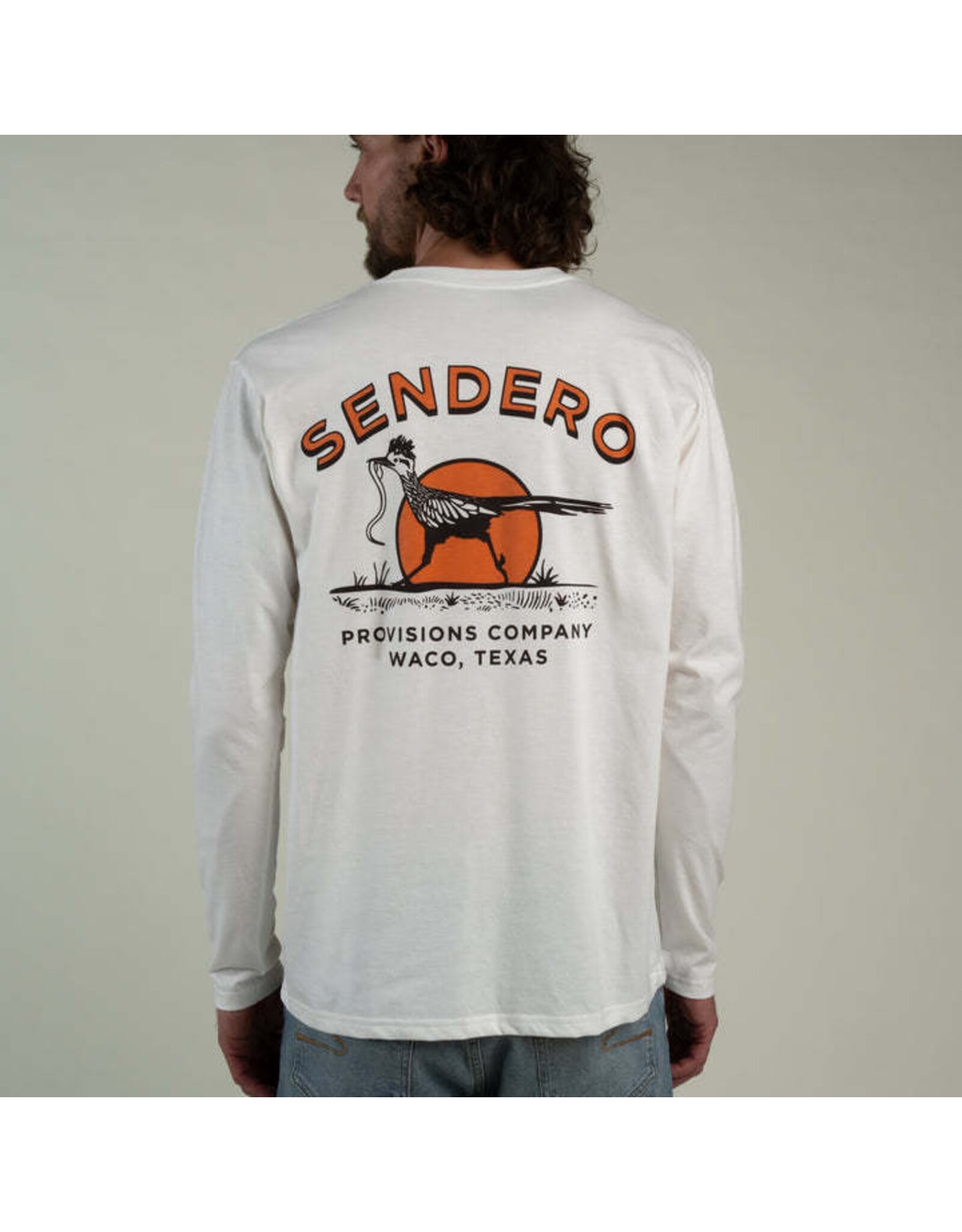 Desert Runner Long Sleeve T-Shirt Vintage White