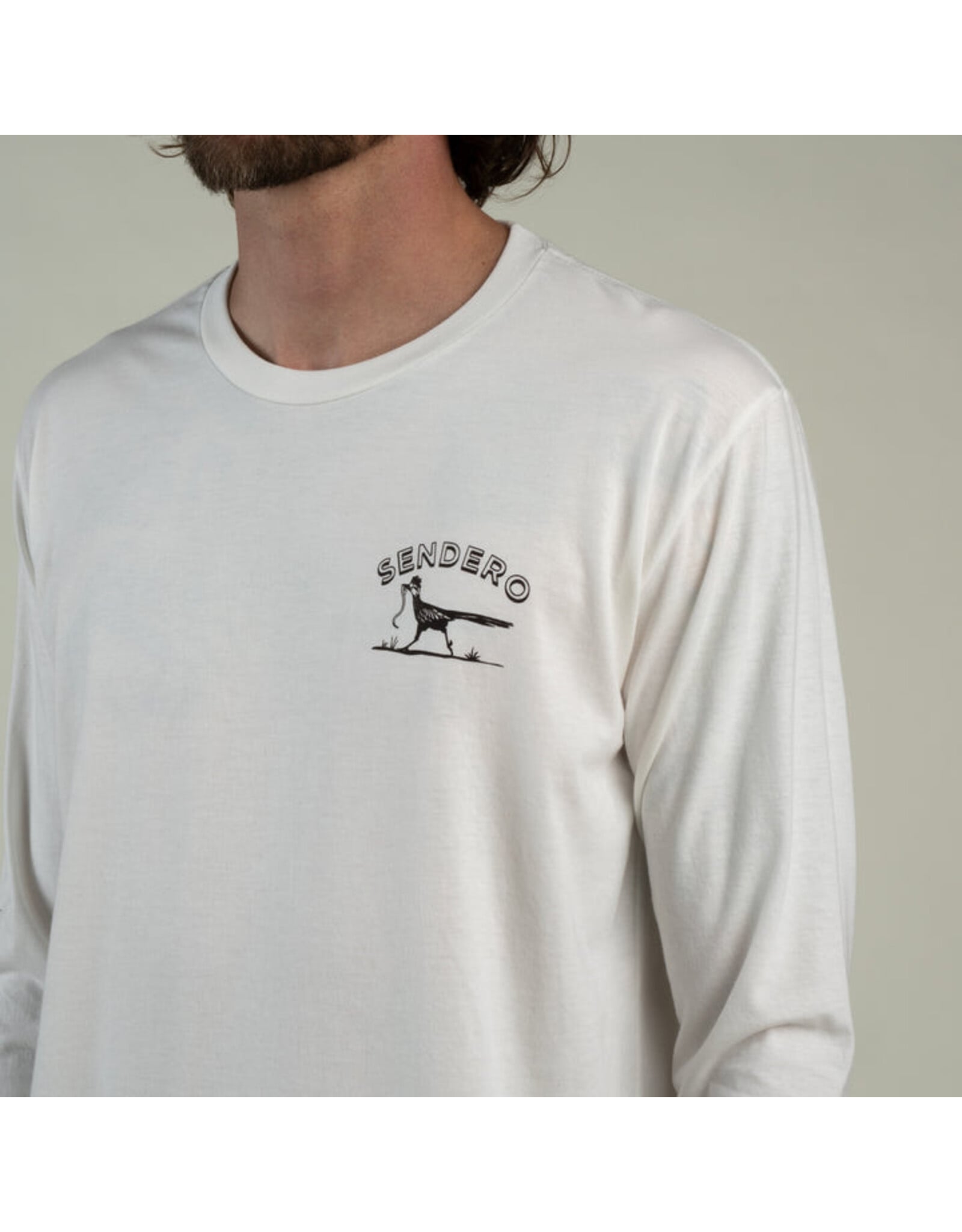 Desert Runner Long Sleeve T-Shirt Vintage White