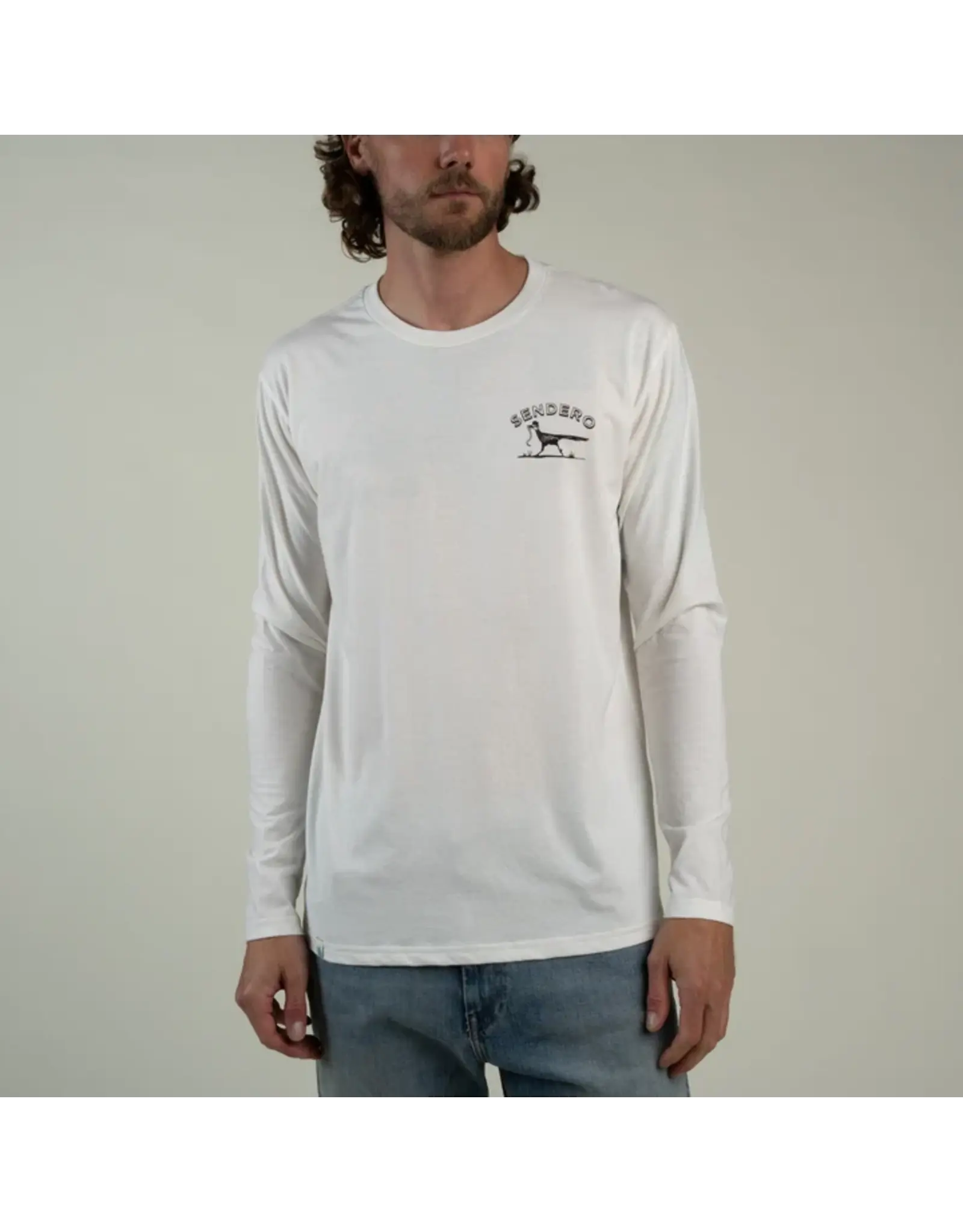 Desert Runner Long Sleeve T-Shirt Vintage White