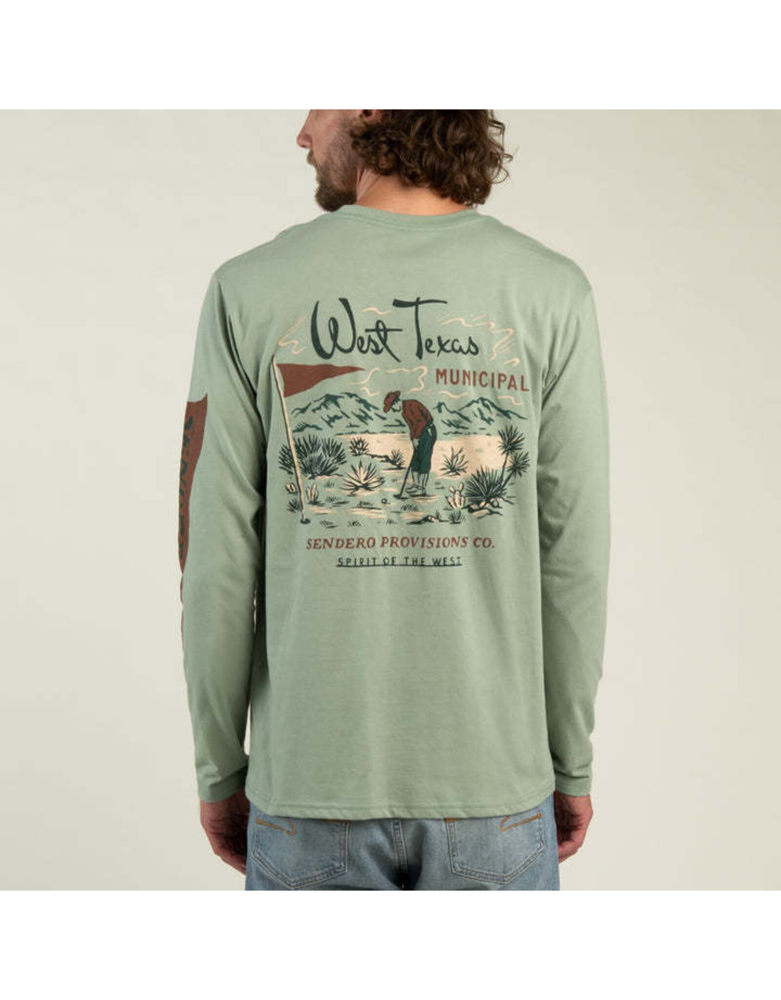 Sendero West Texas Municipal Long Sleeve T-Shirt Laguna