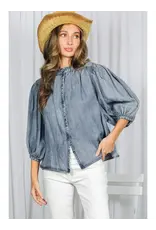 Niecy Tencel Denim Top