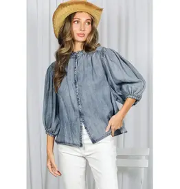 Niecy Tencel Denim Top
