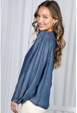 Nanette Tencel Denim Long Sleeve Shirt