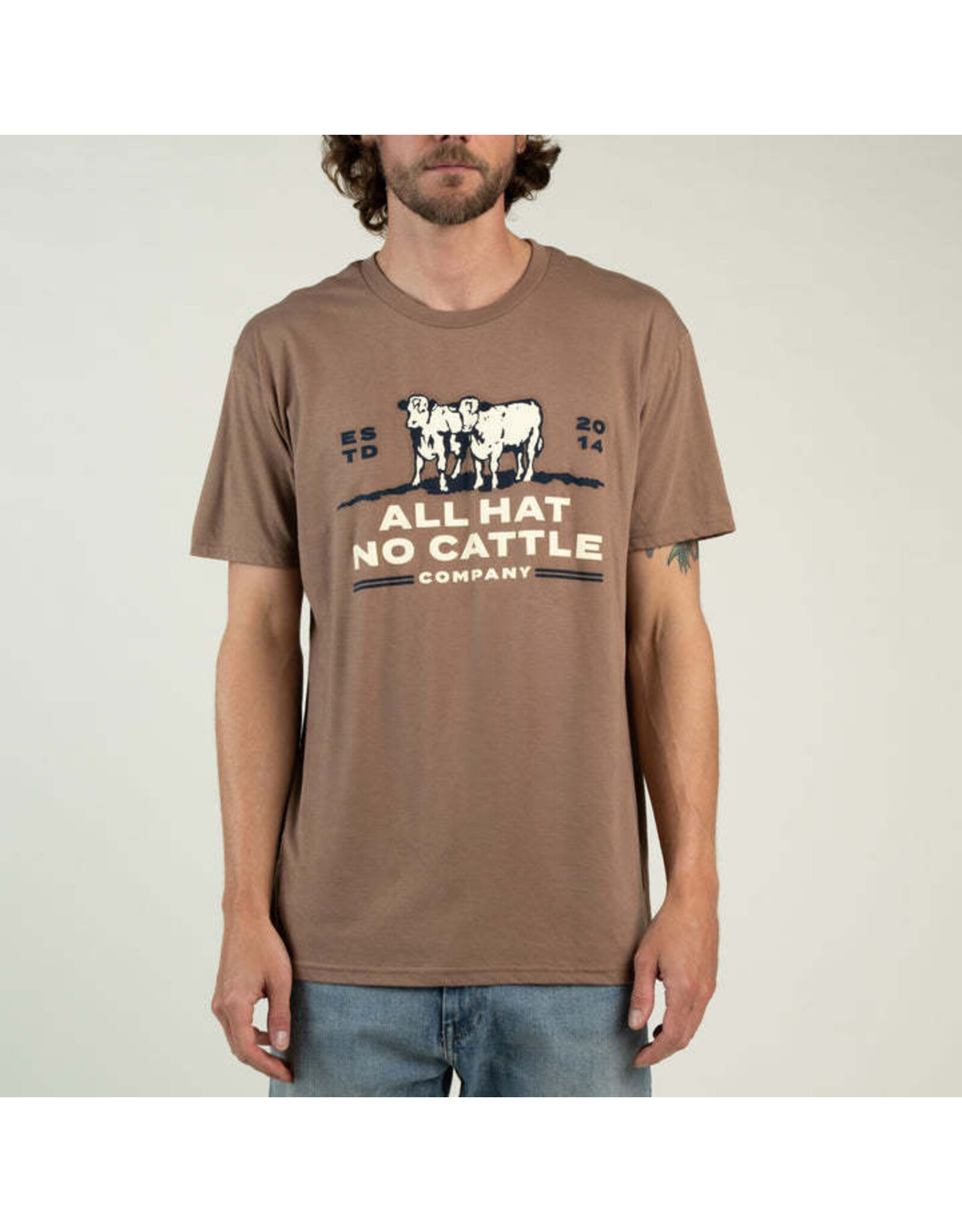 Sendero All Hat No Cattle T-Shirt Light Brown