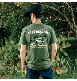 Sendero Deer Fishers T-Shirt Army Green