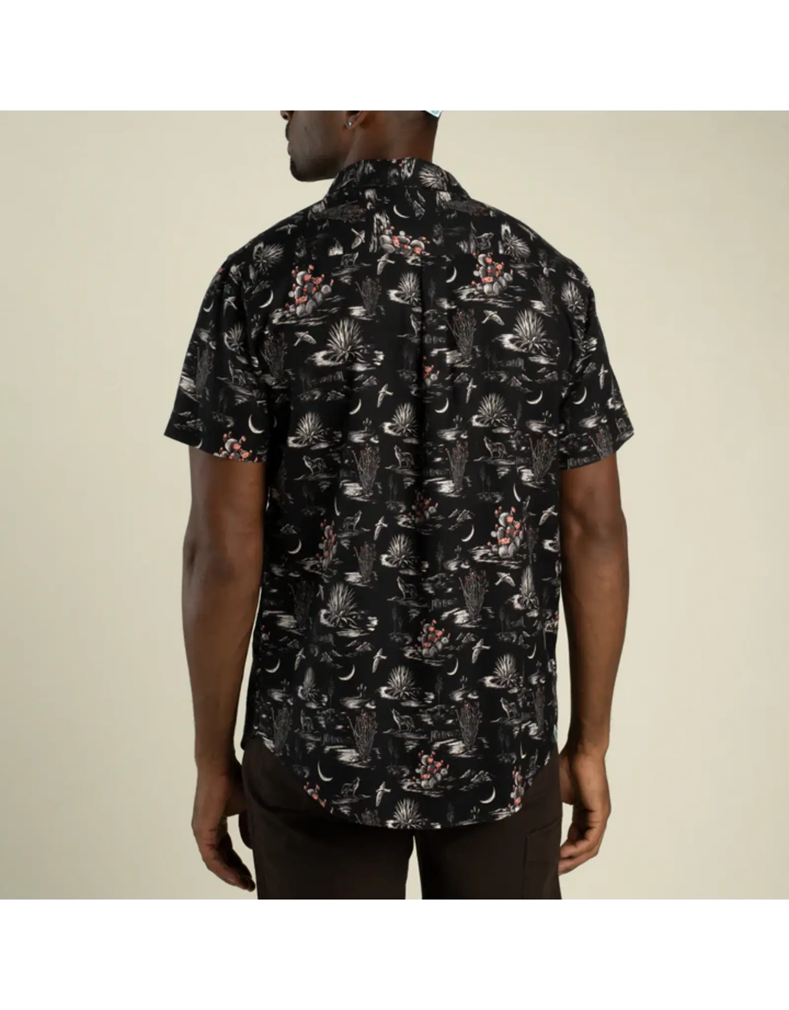 Sendero City Slicker Button Up Short Sleeve Nocturnal Black