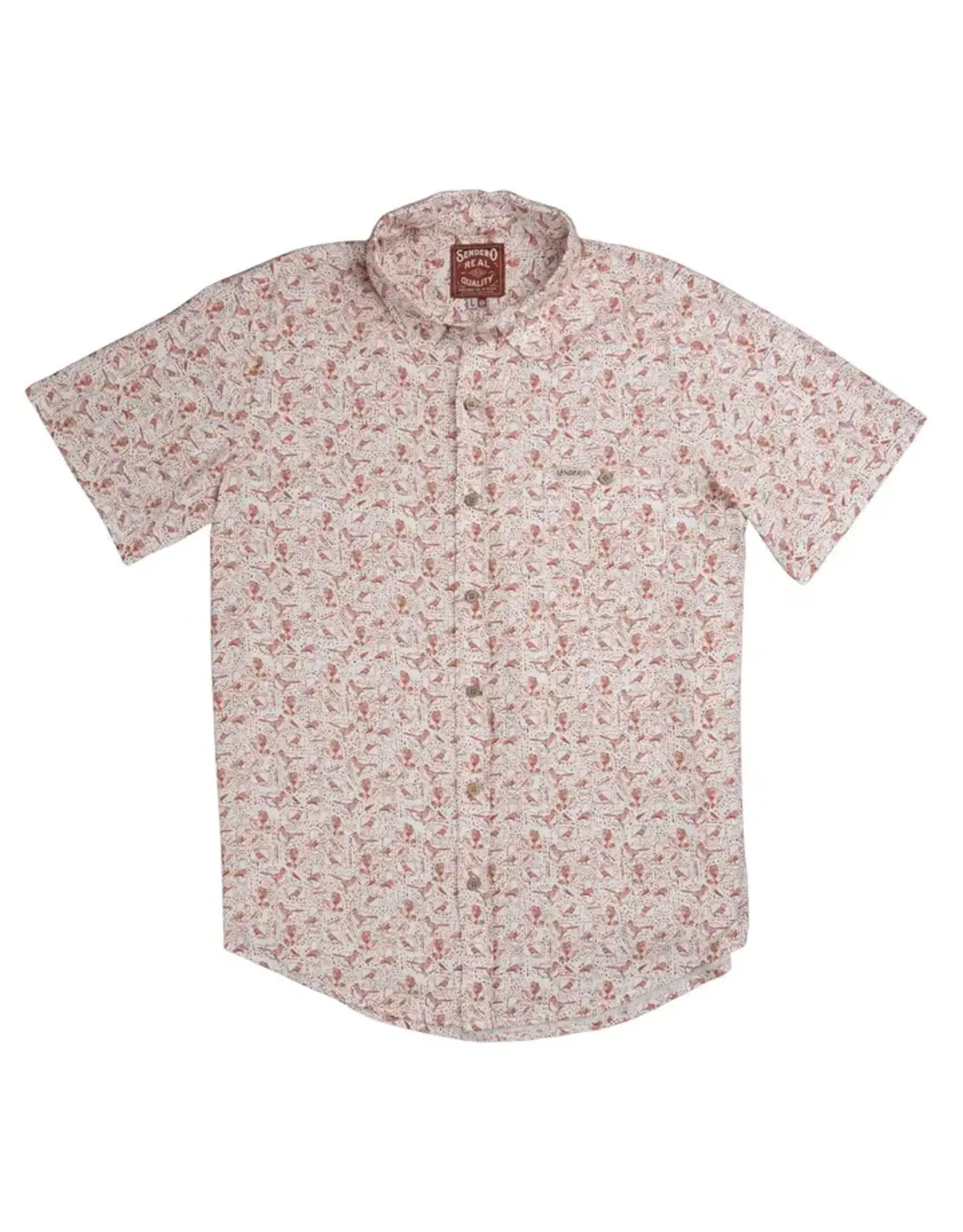 City Slicker Button Up Short Sleeve Desert Flock Rust