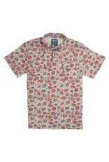 Sendero Cantina Pique Polo Short Sleeve Shirt Desert Floral Rosado