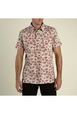 Sendero Cantina Pique Polo Short Sleeve Shirt Desert Floral Rosado