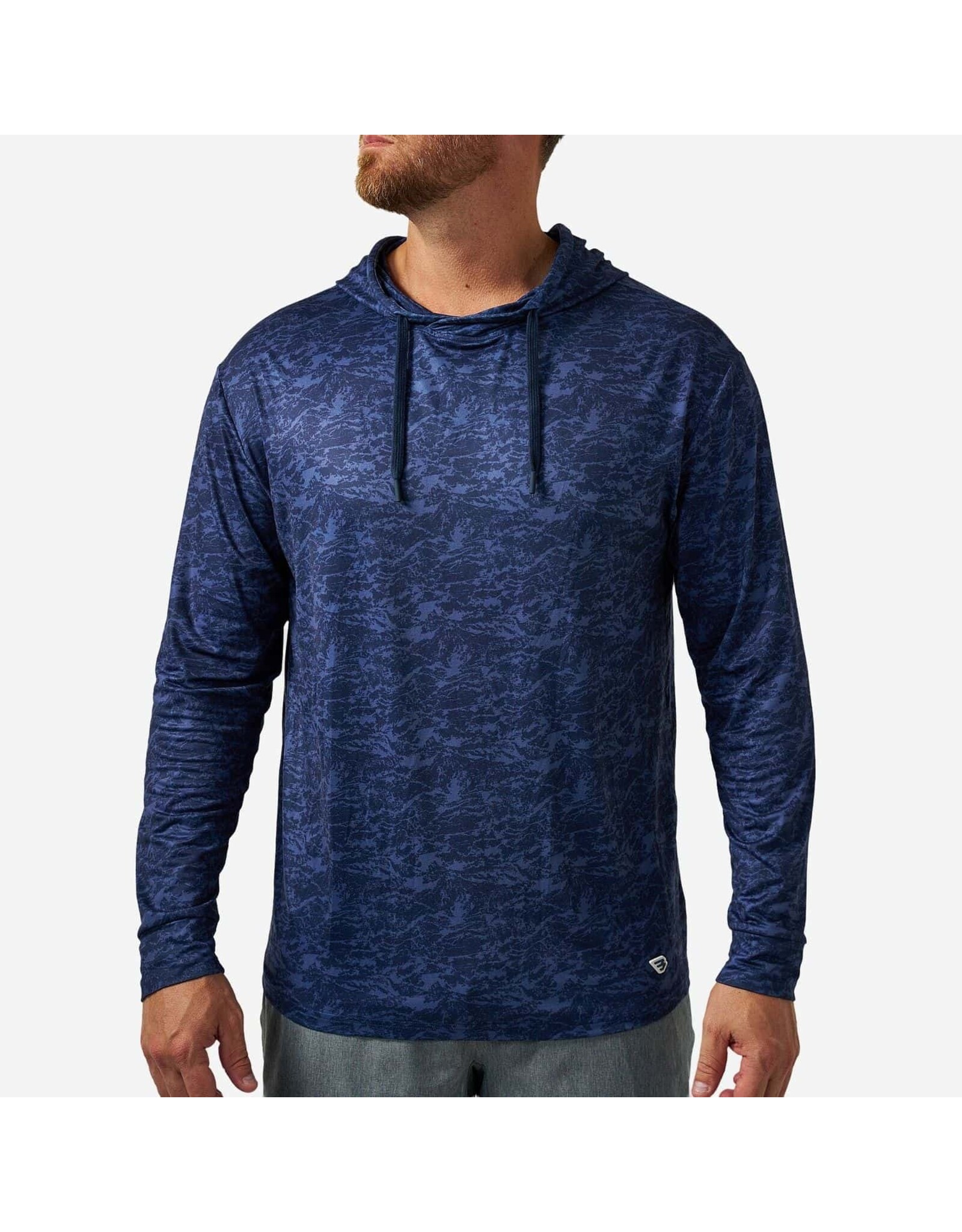 Burlebo Burlebo Performance Hoodie Marsh Camo Navy