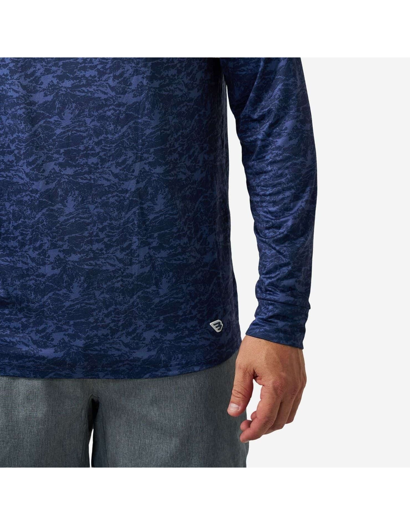 Burlebo Burlebo Performance Hoodie Marsh Camo Navy