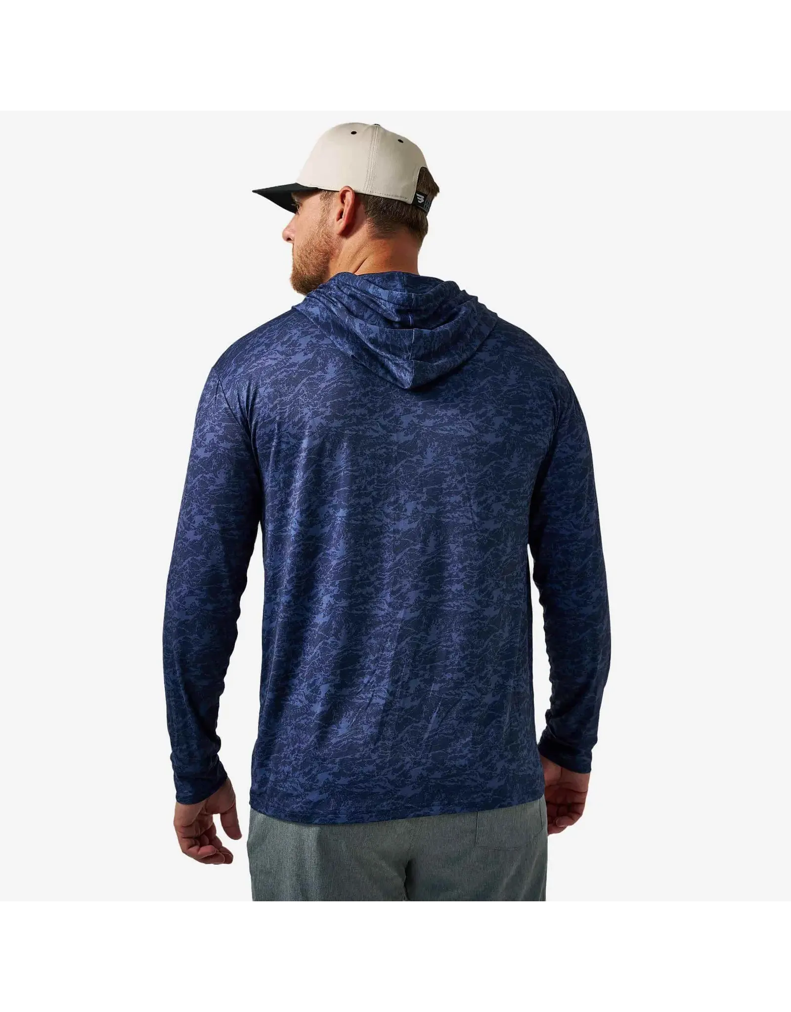 Burlebo Burlebo Performance Hoodie Marsh Camo Navy