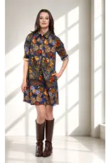 Dizzy Lizzie  Chatham Blue Butterflies Dress