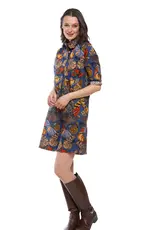 Dizzy Lizzie  Chatham Blue Butterflies Dress