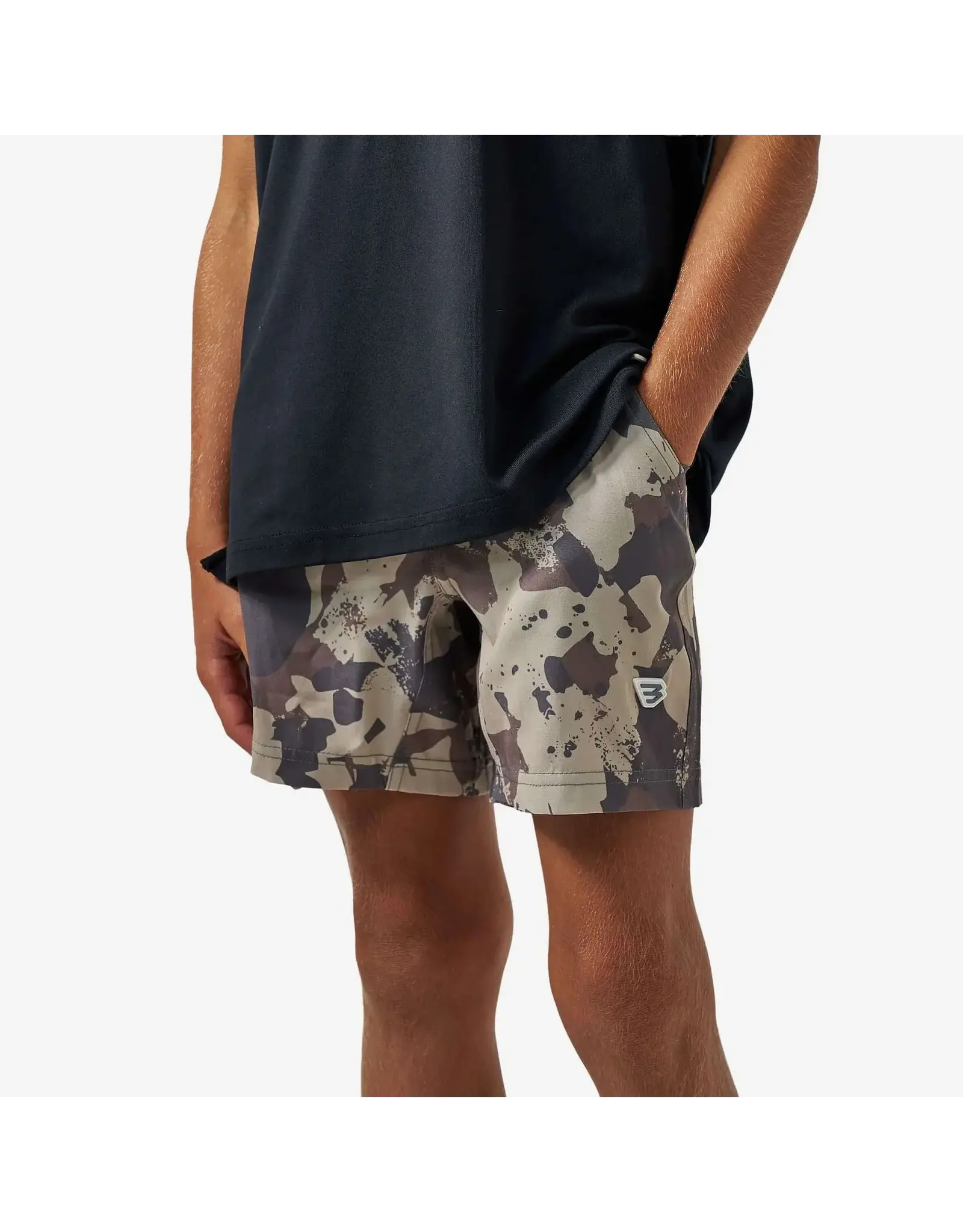 Burlebo Burlebo Youth Athletic Short Splatter Camo