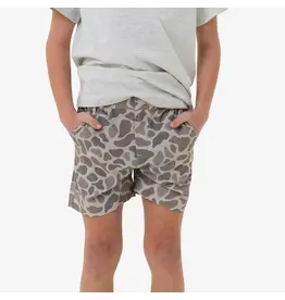 Burlebo Burlebo Youth Everyday Short Classic Deer Camo Grey Pocket