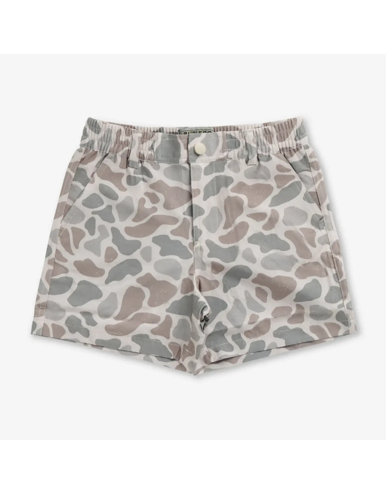 Burlebo Burlebo Youth Everyday Short Classic Deer Camo Grey Pocket