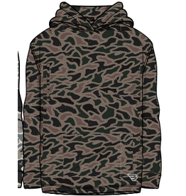Burlebo Burlebo Youth Performance Hoodie Bendita Camo