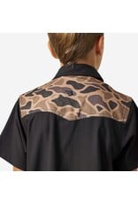 Burlebo Burlebo Youth Performance Western Shirt Deer SZN Black