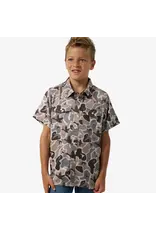 Burlebo Burlebo Youth Performance Western Shirt Mallard Mayhem Camo