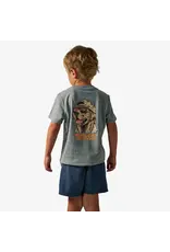 Burlebo Burlebo Youth Short Sleeve Tee Mallard Camo Dog Grey