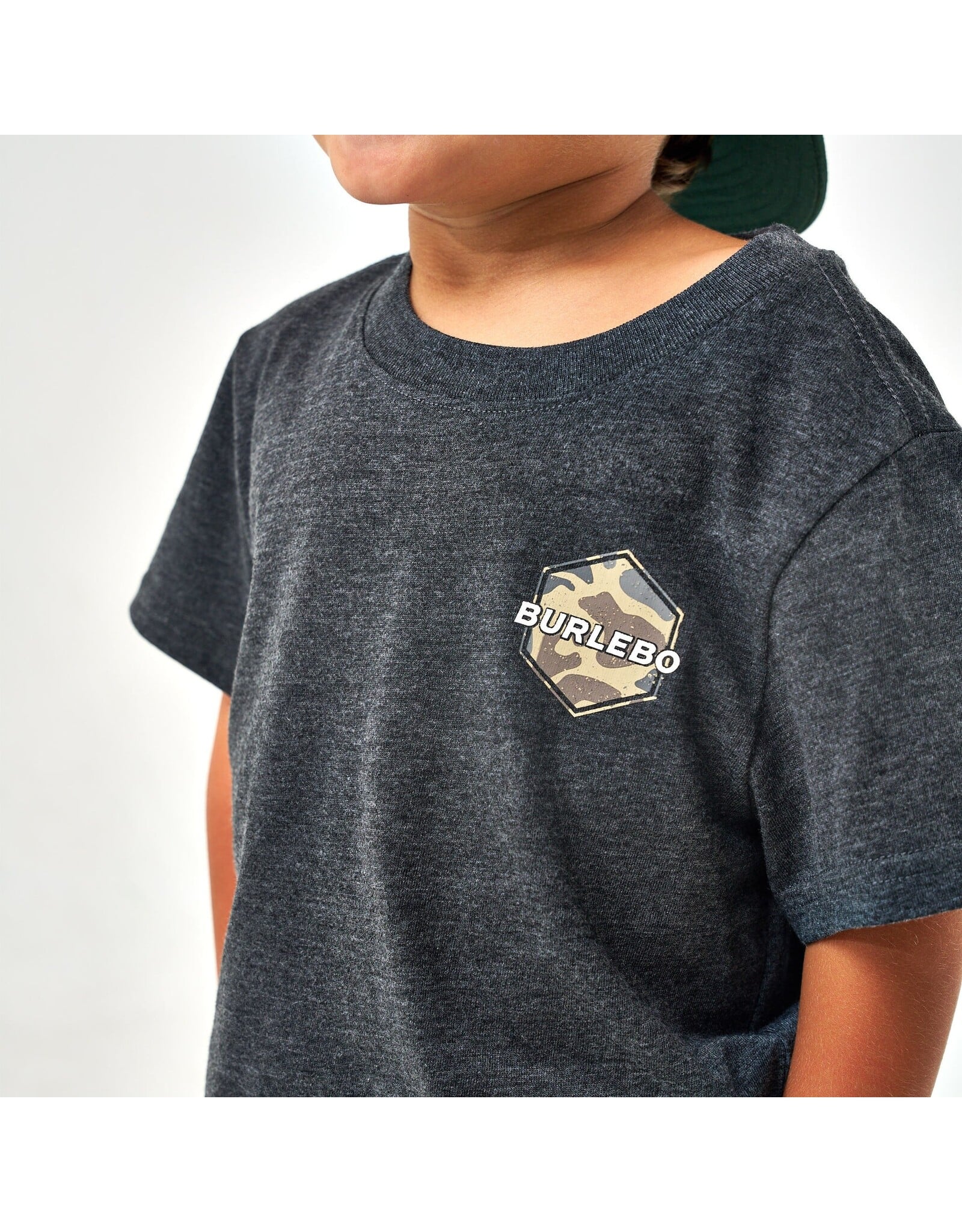 Burlebo Burlebo Youth Short Sleeve Tee  Rad Dude Camo-Black