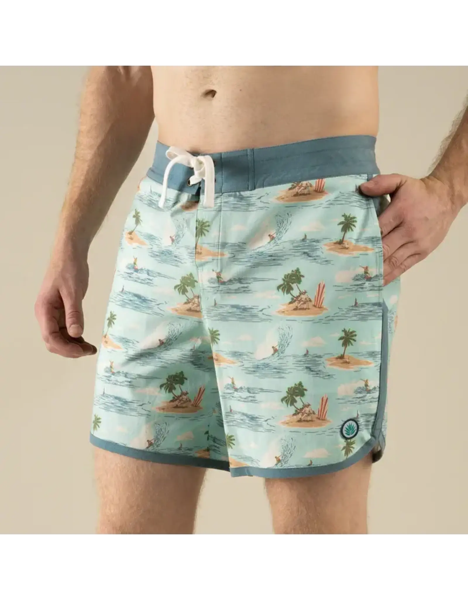 Sendero Point Bar Boardshort Malibu Cowboy