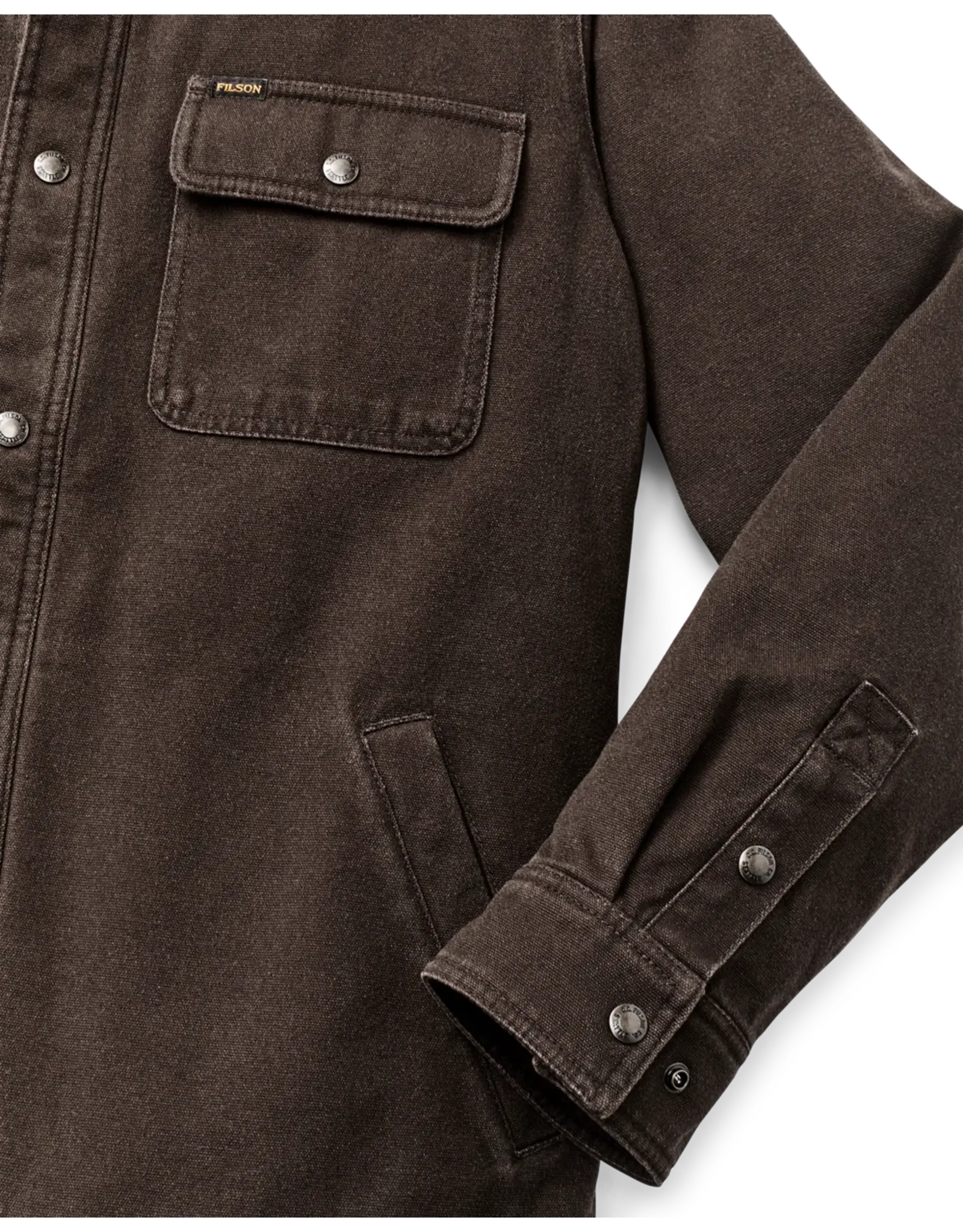 Filson Filson Fleece Lined Jac-Shirt Dark Brown