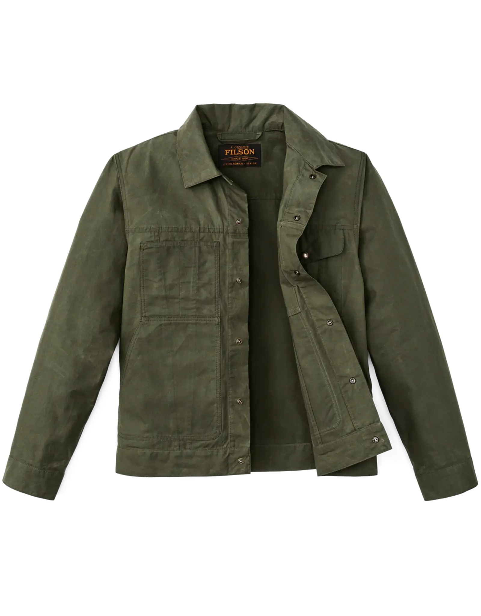 Filson Filson Dry Wax Short Cruiser Jacket Olive