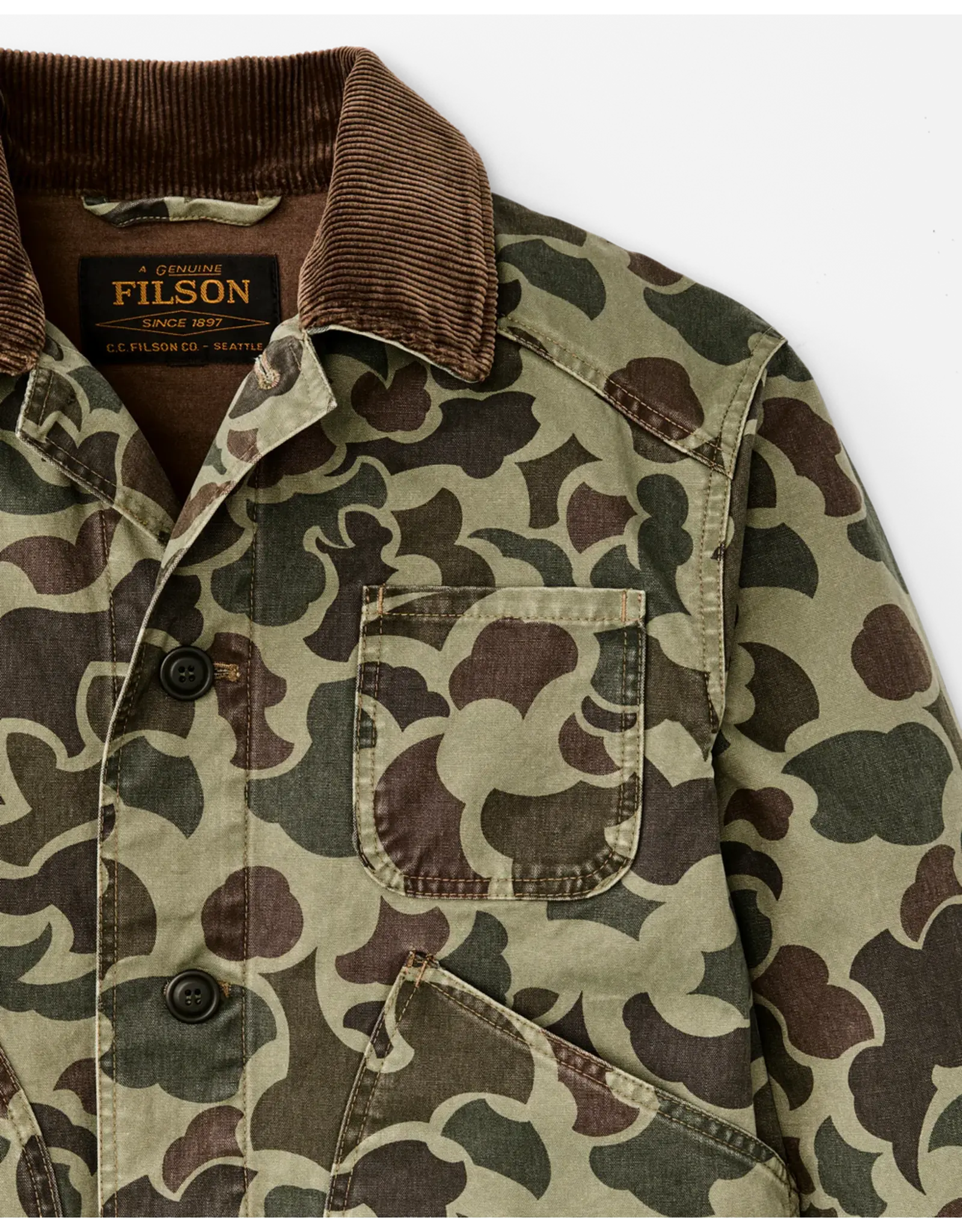 Filson Filson Canvas Outfitter Jacket Tundra Shrub Camo