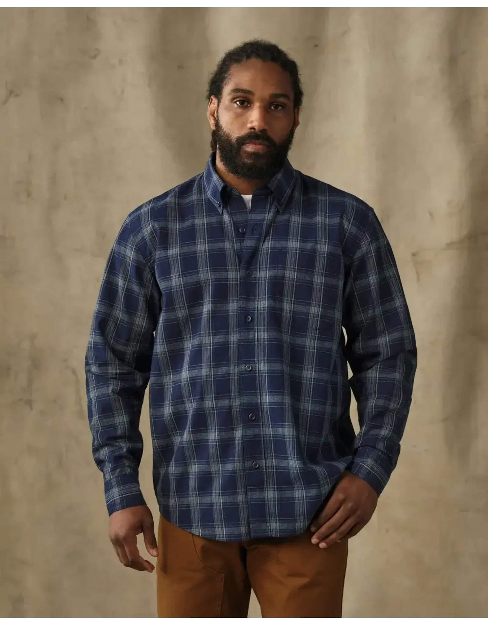 Filson Filson Chambray Button-Down Shirt Dark Indigo Plaid