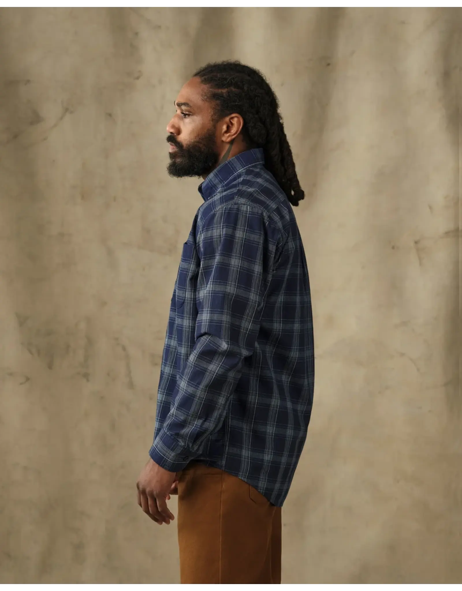 Filson Filson Chambray Button-Down Shirt Dark Indigo Plaid