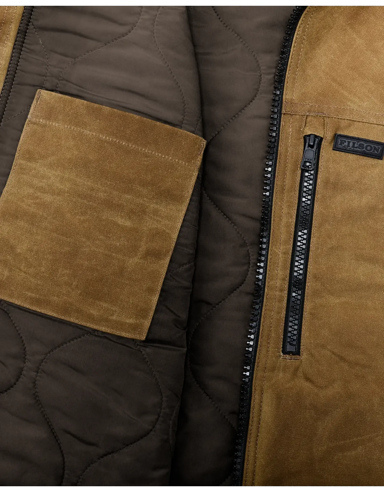 Filson Filson Tin Cloth Insulated Vest Dark Tan