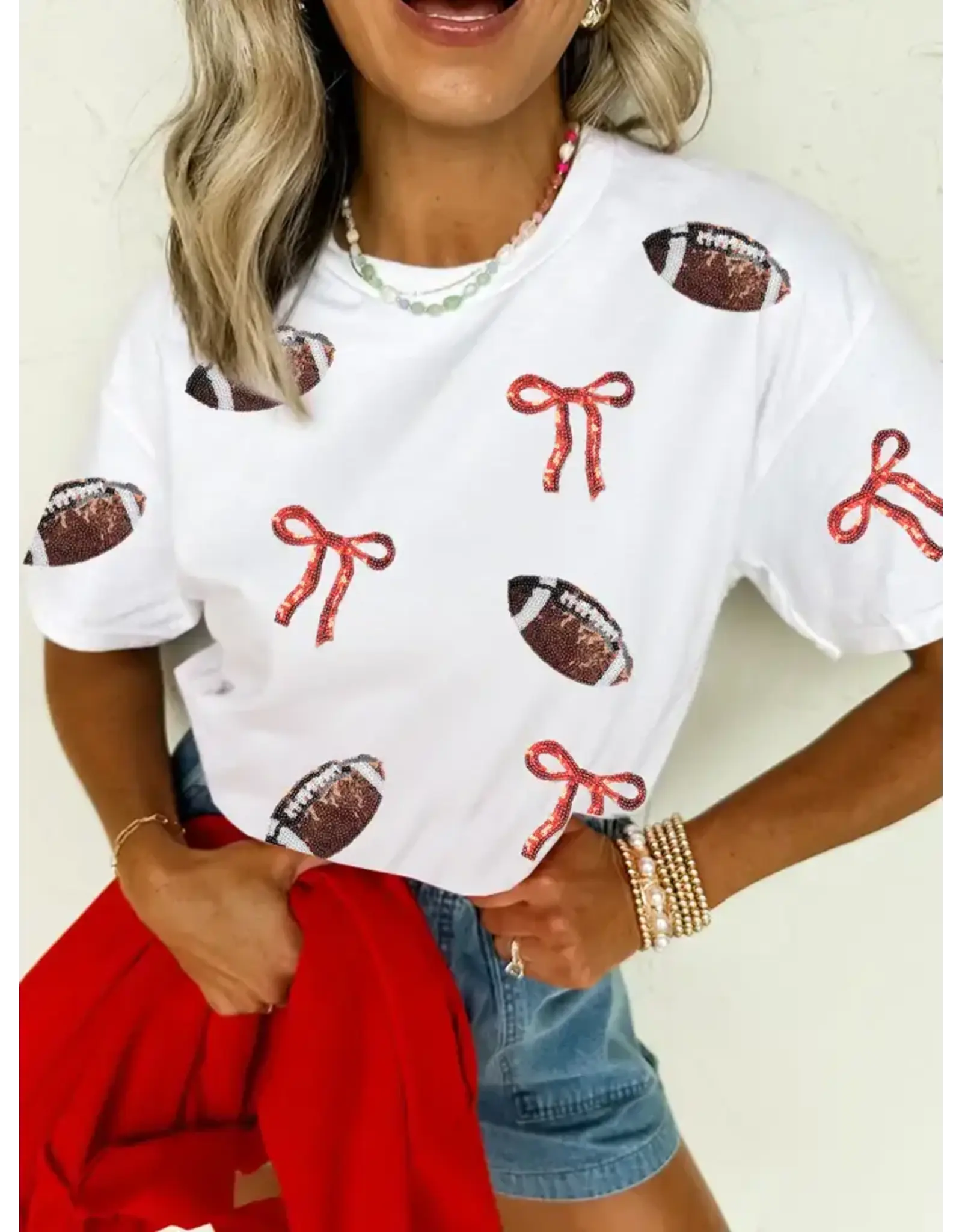 Sequin Game Day Top