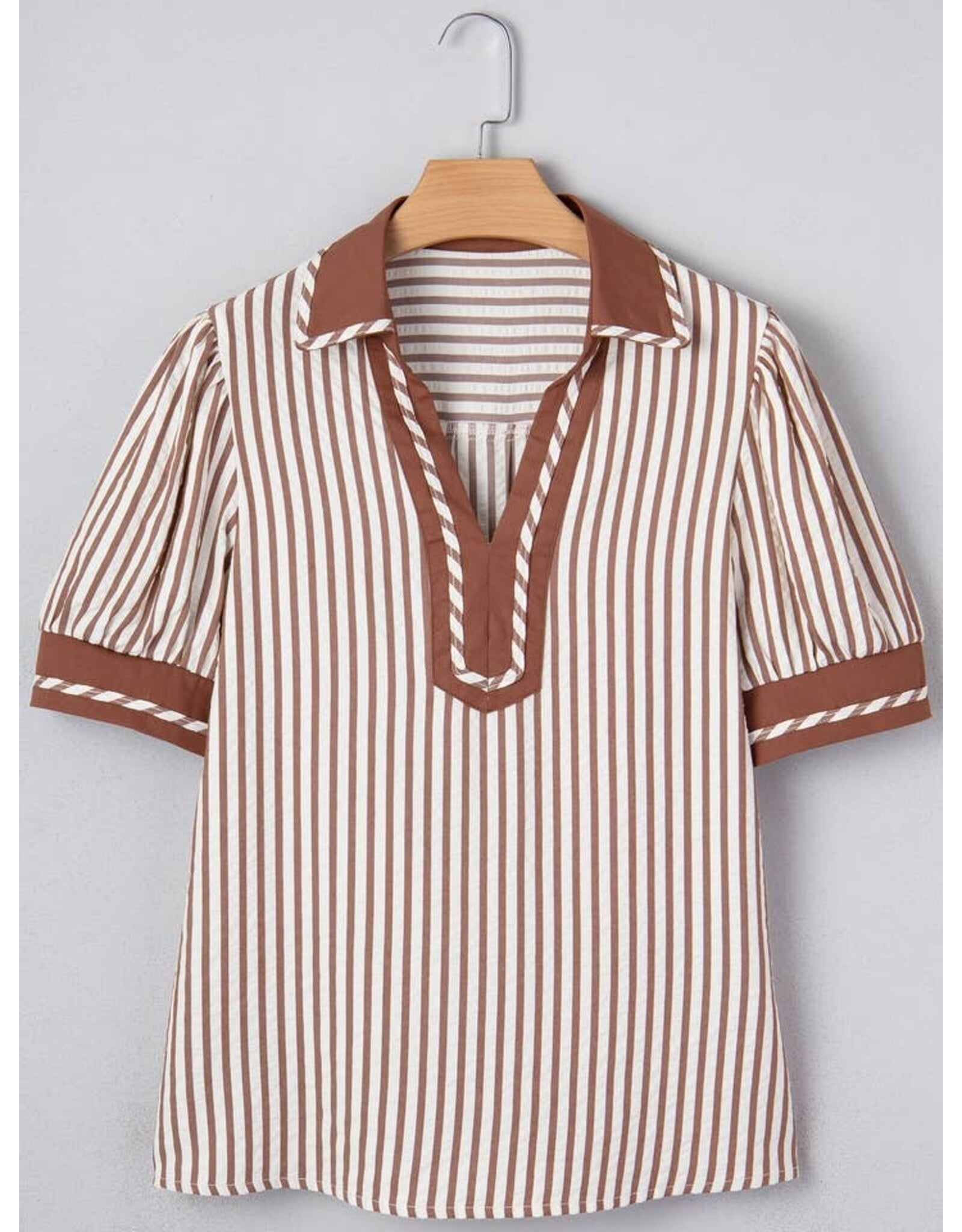 Odette Classic Stripe Blouse