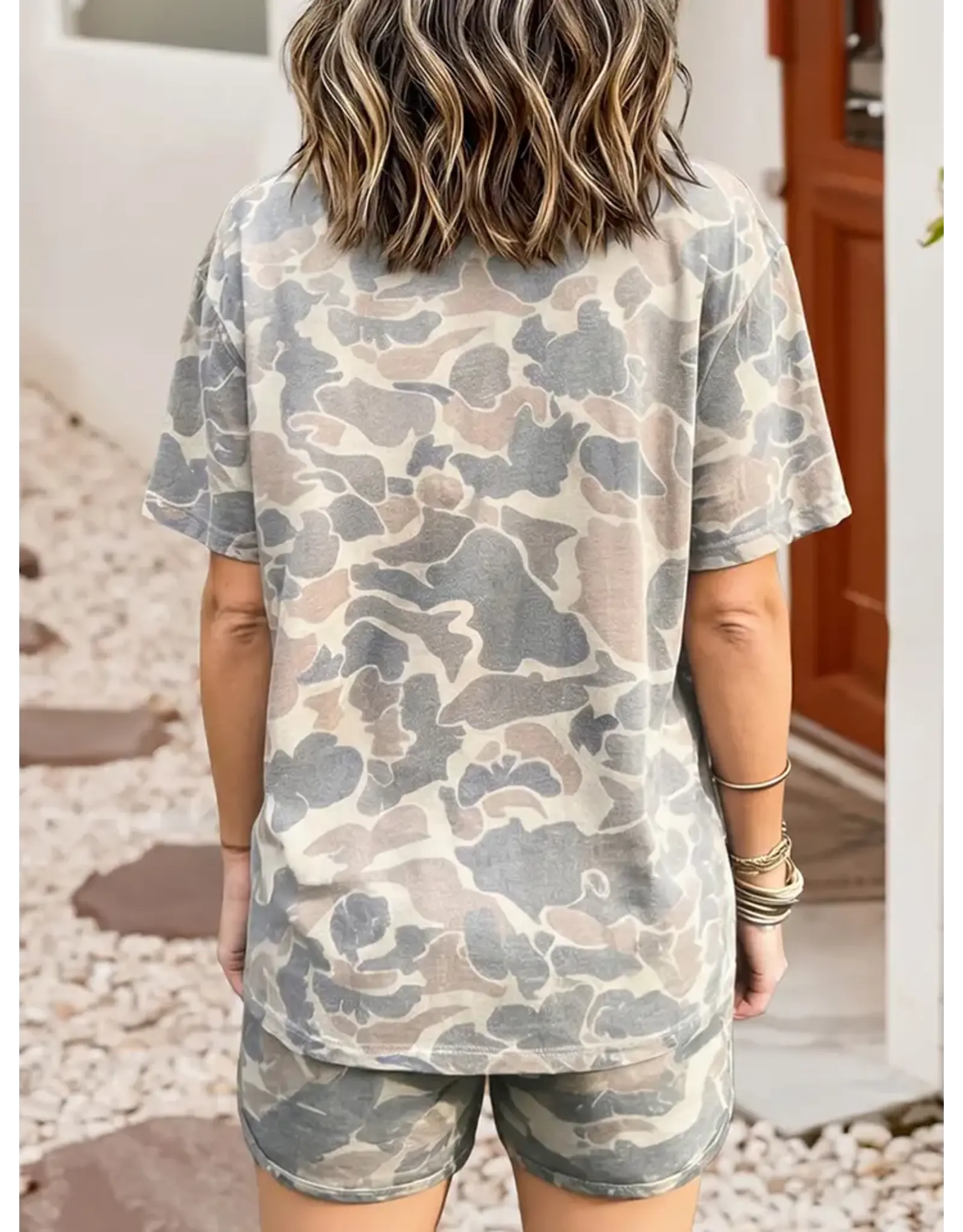 Camo 2 Piece Short Set