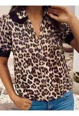 Orina Leopard Lace Trip Shirt