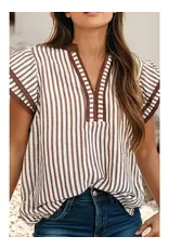 Orleans Khaki Stripe Shirt