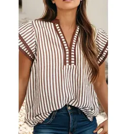 Orleans Khaki Stripe Shirt