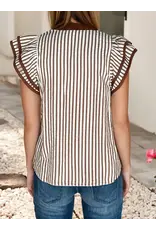 Orleans Khaki Stripe Shirt